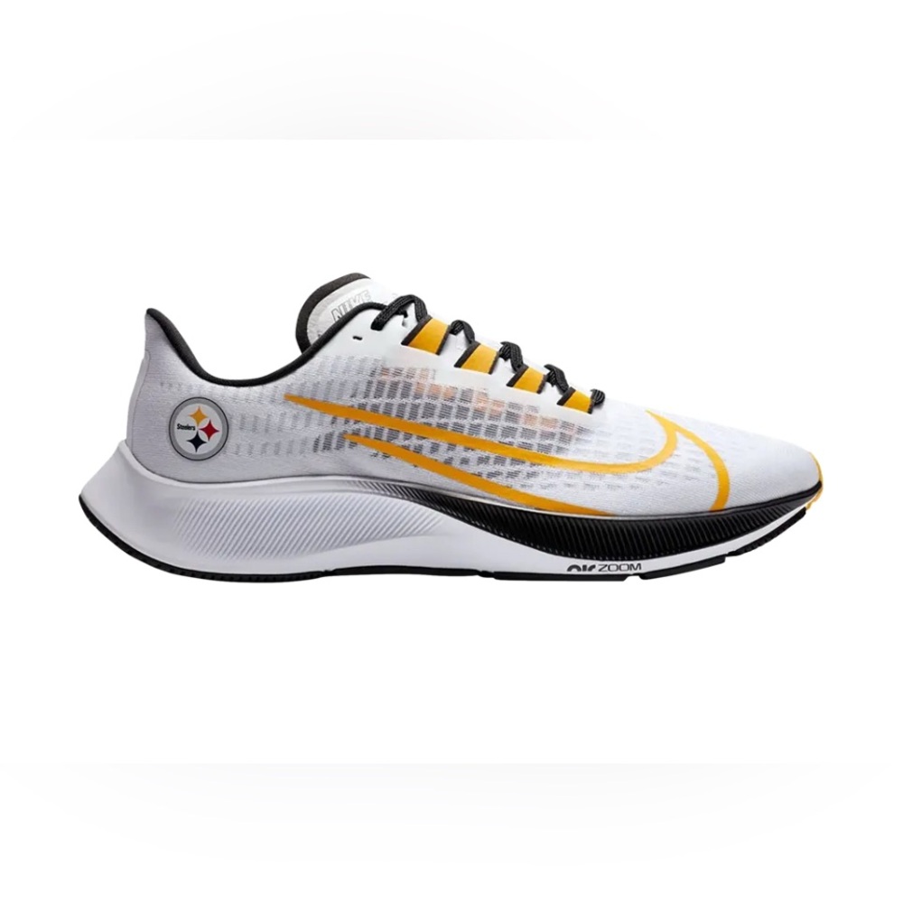 Pittsburgh Steelers Nike Unisex Air Zoom Pegasus 37 Running Shoes